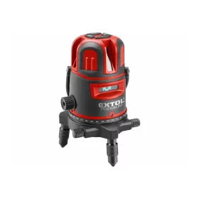   Extol Premium automatikus lézeres vízszintező, ZÖLD, 1H4V6D (1 horizontális+ 4 vertikális+ 6 pont