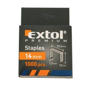 Extol Premium tűzőgépkapocs profi 14mm 1000db