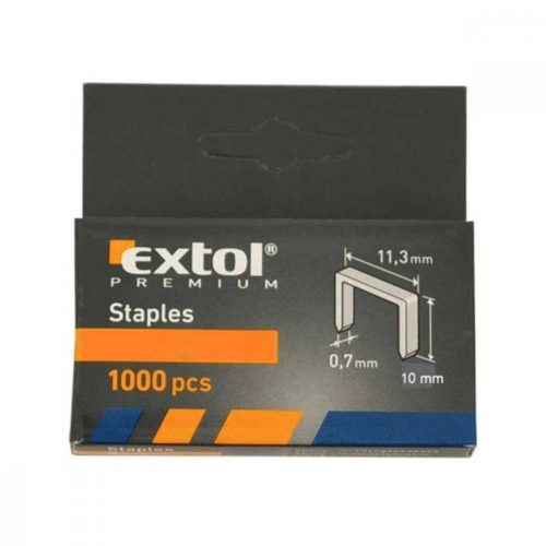 Extol Premium tűzőgépkapocs 8mm 1000db