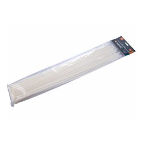   Extol Premium kábelkötegelő 7,6×540mm 50db, fehér nylon; UV-, sav- és lúgálló