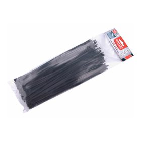   Extol Premium kábelkötegelő 4,6×280mm 100db, EXTRA, fekete nylon; UV-, sav- és lúgálló