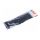 Extol Premium kábelkötegelő 7,2×400 mm 100db, többször használható (oldható) fekete nylon; UV-, s