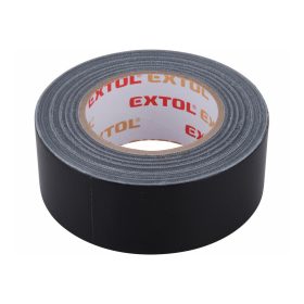   Extol Premium ragasztószalag textiles, fekete, 50mm×50m (hobby szalag / duckt tape)