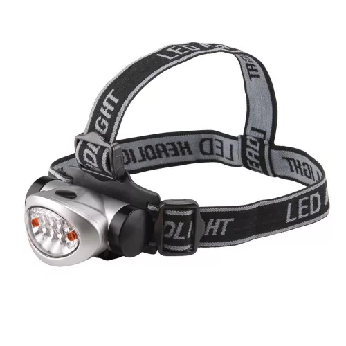 Extol Premium billenthető fejlámpa vízálló 8+2 led 4 állású