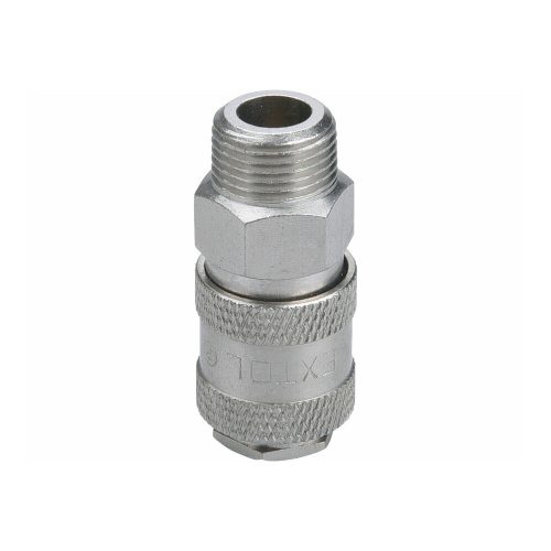 Extol Premium gyorscsatlakozó-hüvely, külső menettel, 3/8"