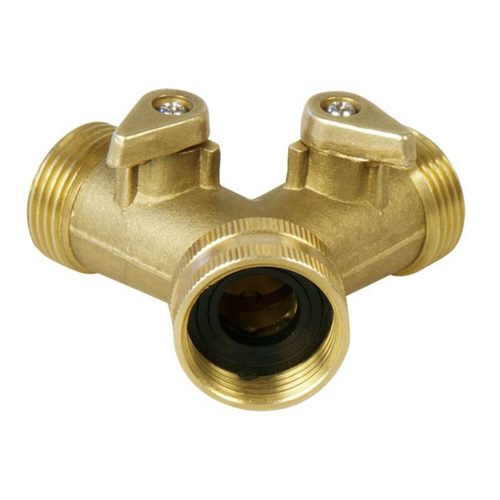 Extol Premium elzárható Y-csatlakozó réz 3/4"