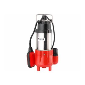   Extol Premium szennyvíz búvárszivattyú, úszókapcsolóval, 250W, SP250F, szállító teljesítmény: 9m3