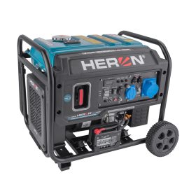   Heron benzinmotoros áramfejlesztő, 6 kVA, 230V, 1 fázisú, inverteres