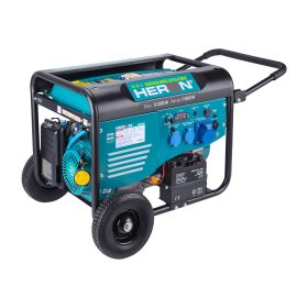   Heron Benzin-gázmotoros áramfejlesztő, 8000 VA, 230 V, ATS előkészítéssel