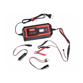   Extol Premium akkutöltő, autós, mikroprocesszoros, intelligens, 8 Amp, 4-160Ah, DC 12V/6V