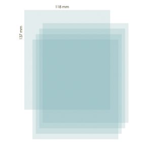 IWELD FALCON 5.5 külső védőplexi 137x118mm
