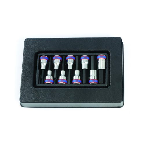 King Tony 1/2" hatszög bitfejkészlet 80mm 9 részes (9-4120PR)