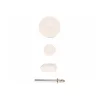 Extol Craft mini polírozó készlet 3,2 mm befogás, 120 db, 3 féle fejforma, gyapjú filc