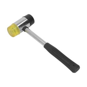   Extol Craft gumikalapács (illesztő kalapács) fém nyéllel, gumi/műanyag fejek; 35 mm