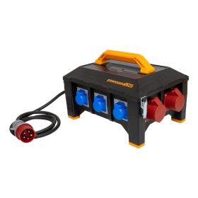   Brennenstuhl professionalLINE Gumi áramelosztó BSV 5 3/6 N525 AT 16A FI 2m 5G2,5 3xCEE 400V/16A