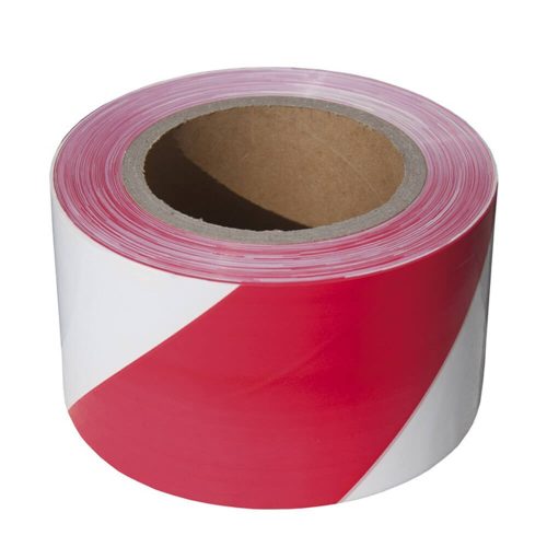 Extol Craft piros-fehér jelölőszalag 75mmx250m