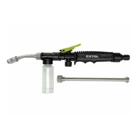   Extol Craft permetező- és locsoló fej, kézi, locsolótömlőhöz, hossz: 31/50 cm, 50 ml tartály