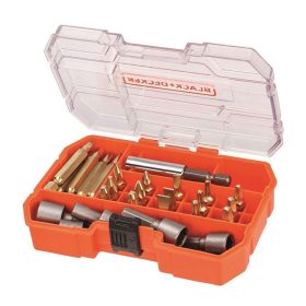 Black+Decker 32 darabos csavarozó készlet A7229-XJ