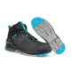 Albatros Taraval Black/Blue XW Mid S3L ESD FO SR munkavédelmi bakancs Fekete/Kék - 39