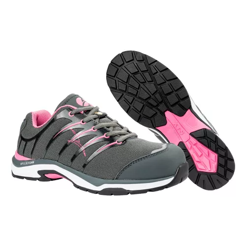 Albatros Twist Pink Wns Low S1P ESD HRO SRC női munkavédelmi cipő Szürke/Rózsaszín - 36