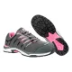 Albatros Twist Pink Wns Low S1P ESD HRO SRC női munkavédelmi cipő Szürke/Rózsaszín - 42
