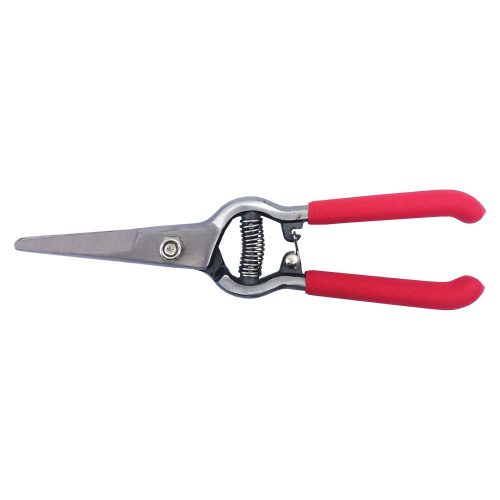 Kovácsolt szüretelő metszőolló szivacsos nyéllel 20cm