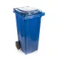 Háztartási műanyag szemetes kuka 120l kék
