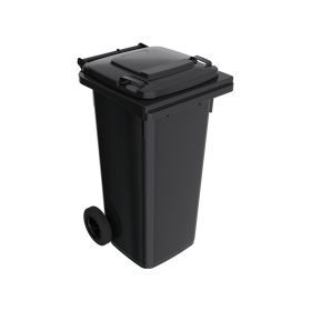 Háztartási műanyag szemetes kuka 120l szürke