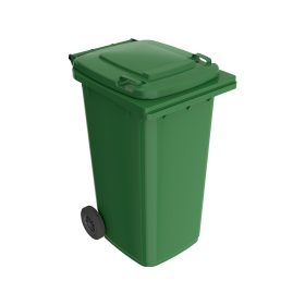 Háztartási műanyag szemetes kuka 240l zöld