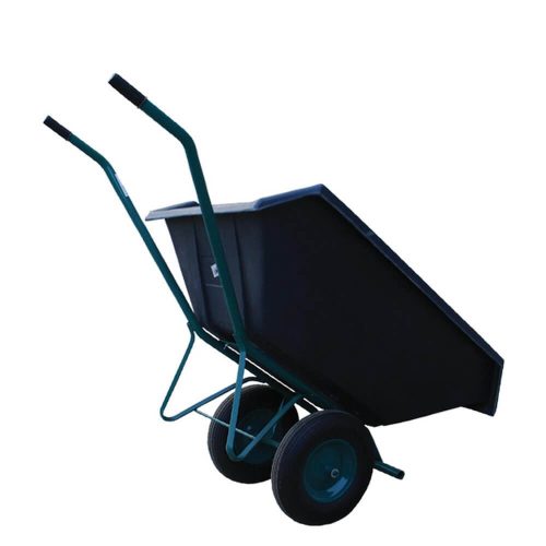 Talicska műanyag puttonnyal 300l, kétkerekű