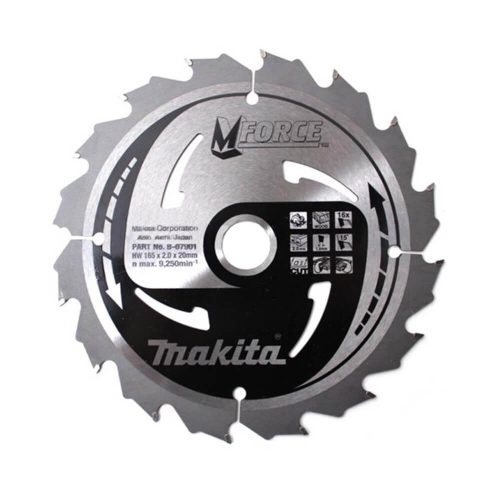 Makita Mforce körfűrészlap fához 165x20x2mm 16 fog