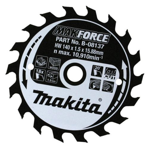 Makita Makforce körfűrészlap fához 190x30x2,2mm 40 fog