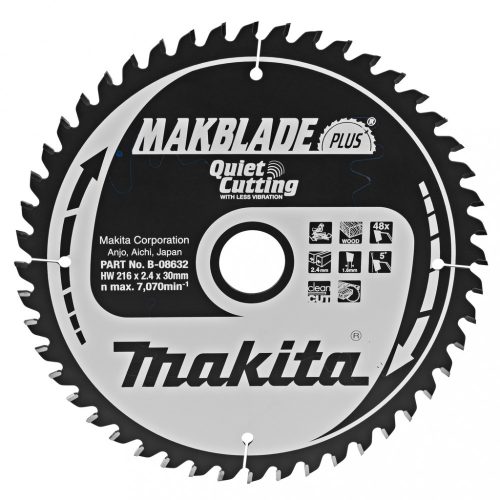 Makita Makblade Plus körfűrészlap fához 216x30x2,4mm 48 fog