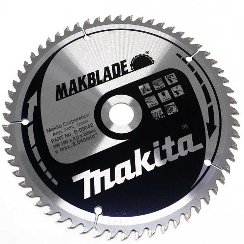Makita Makblade körfűrészlap fához 190x20x2mm 60 fog