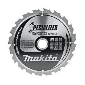   Makita körfűrészlap szöges és csomós fáhóz 235x30x2,3mm 20 fog