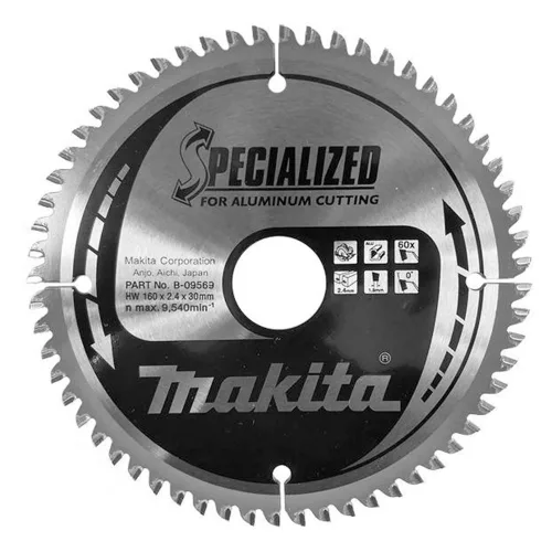 Makita körfűrészlap alumíniumhoz 160x30x2,4mm 60 fog