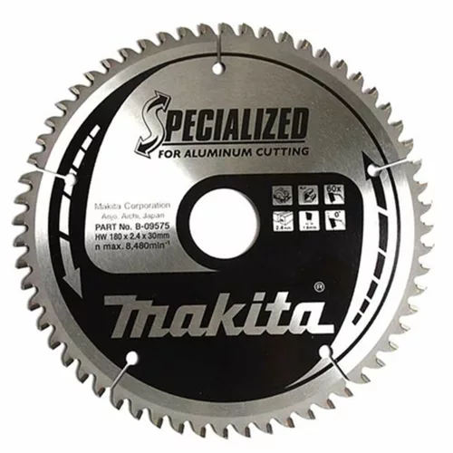 Makita körfűrészlap alumíniumhoz 180x30x2,4mm 60 fog