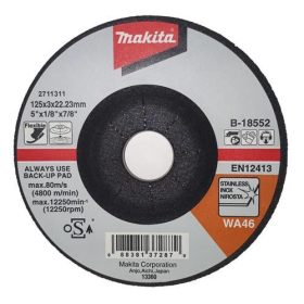 Makita flexibilis csiszolótárcsa 125x3mm inox AC46