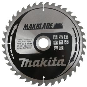 Makita körfűrészlap fához 190x20x1,9mm 40 fog