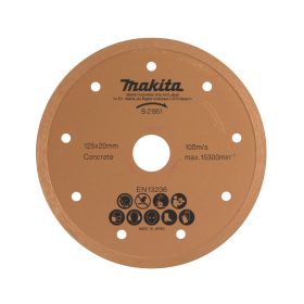 Makita gyémánttárcsa 125x20mm (nedves)