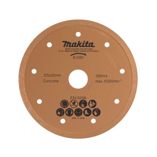 Makita gyémánttárcsa 125x20mm (nedves)