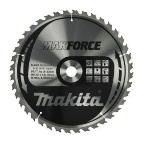 Makita Makforce körfűrészlap fához 355x30x3mm 40 fog