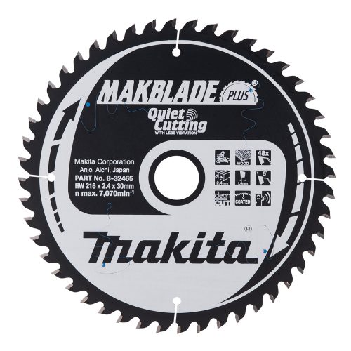 Makita Makblade Plus körfűrészlap fához 216x30x2,4mm 48 fog