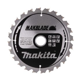 Makita Makblade körfűrészlap fához 216x30x2,4mm 24 fog