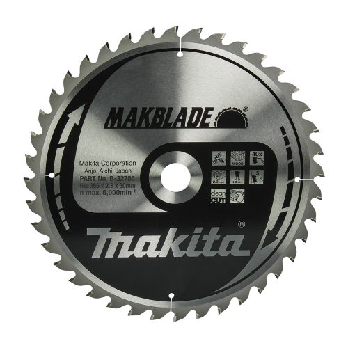 Makita Makblade körfűrészlap fához 305x30x2,3mm 40 fog