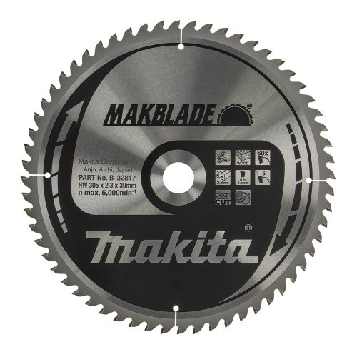 Makita Makblade körfűrészlap fához 305x30x2,3mm 60 fog