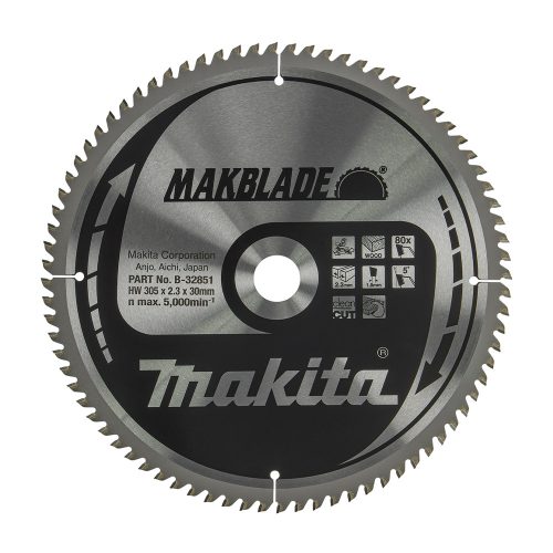 Makita Makblade körfűrészlap fához 305x30x2,3mm 80 fog