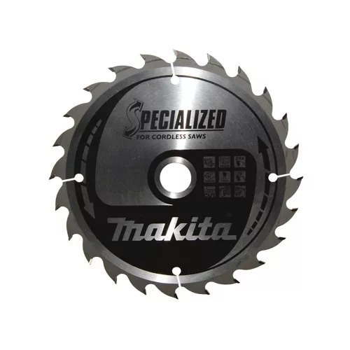 Makita körfűrészlap akkus géppel, fához 165x20x2mm 24 fog