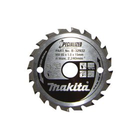   Makita körfűrészlap akkus géppel, fához 85x15x1mm 20 fog