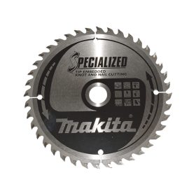   Makita körfűrészlap szöges és csomós fáhóz 165x20x2mm 40 fog